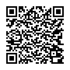 QR код за телефонен номер +17742000724