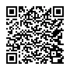 QR-koodi puhelinnumerolle +17742000737