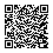 Kod QR dla numeru telefonu +17742000741