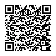 Codice QR per il numero di telefono +17742000749