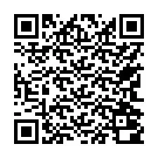 Código QR para número de teléfono +17742000753