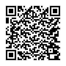 Kod QR dla numeru telefonu +17742000765