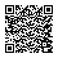 QR kód a telefonszámhoz +17742000772