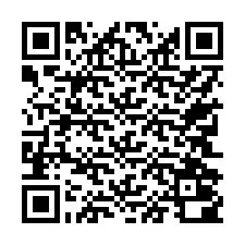 QR kód a telefonszámhoz +17742000779