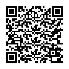 QR-код для номера телефона +17742000801