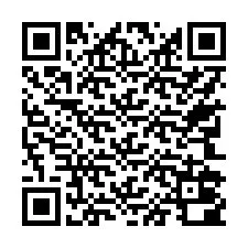 QR код за телефонен номер +17742000809