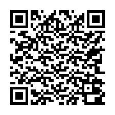 QR-код для номера телефона +17742000819