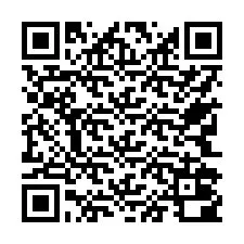 QR-koodi puhelinnumerolle +17742000823