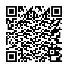 QR код за телефонен номер +17742000825