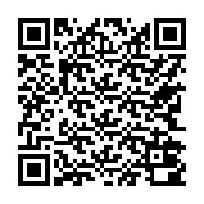 Código QR para número de teléfono +17742000826