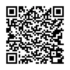 QR kód a telefonszámhoz +17742000835