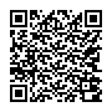 QR kód a telefonszámhoz +17742000839