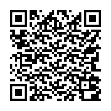 Kod QR dla numeru telefonu +17742000844