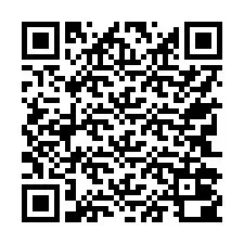 QR-код для номера телефона +17742000874