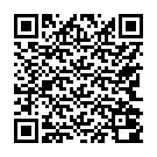 QR-код для номера телефона +17742000926