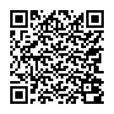 QR код за телефонен номер +17742000958