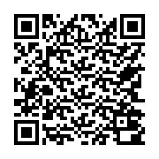 QR код за телефонен номер +17742000963