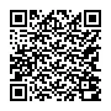 QR-код для номера телефона +17742000965