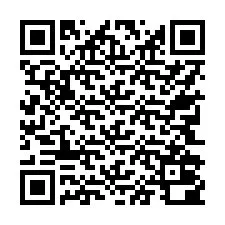 Codice QR per il numero di telefono +17742000968