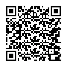 QR-код для номера телефона +17742000975