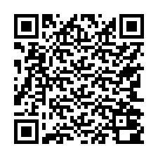 QR-код для номера телефона +17742000982