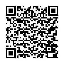 Codice QR per il numero di telefono +17742000985