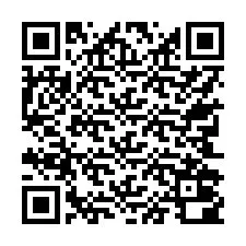 QR-kood telefoninumbri jaoks +17742000998