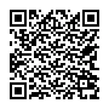 Codice QR per il numero di telefono +17742039613