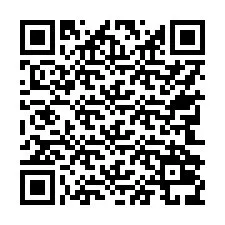 QR-code voor telefoonnummer +17742039618