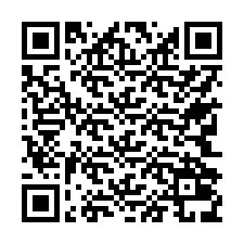 QR Code pour le numéro de téléphone +17742039622