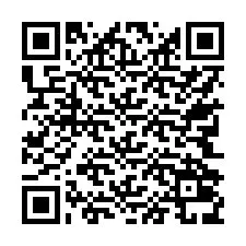 QR код за телефонен номер +17742039628