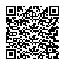 QR-код для номера телефона +17742039634