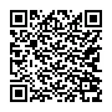 QR-код для номера телефона +17742039635