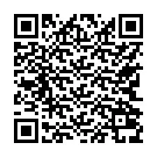 QR Code pour le numéro de téléphone +17742039636