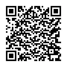 QR-code voor telefoonnummer +17742039641