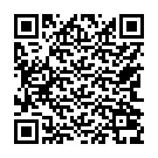 Kode QR untuk nomor Telepon +17742039647