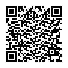 QR-koodi puhelinnumerolle +17742039650