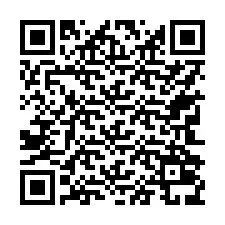 QR kód a telefonszámhoz +17742039655