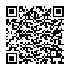 Kod QR dla numeru telefonu +17742039659