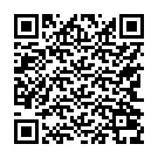 QR-koodi puhelinnumerolle +17742039662