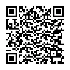 Codice QR per il numero di telefono +17742039674