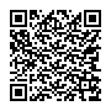 Kod QR dla numeru telefonu +17742176088