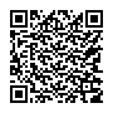 QR kód a telefonszámhoz +17742306181