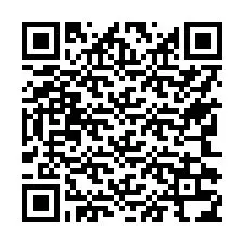 Kode QR untuk nomor Telepon +17742334002