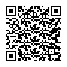 QR kód a telefonszámhoz +17742335631