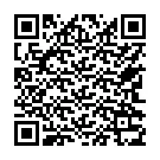 Codice QR per il numero di telefono +17742335653