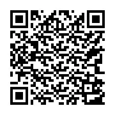 QR-koodi puhelinnumerolle +17742503001