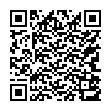 QR kód a telefonszámhoz +17742513021