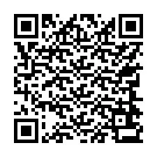 Kod QR dla numeru telefonu +17744633418