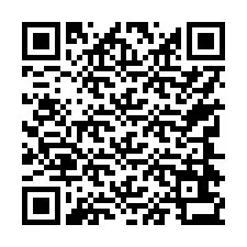 Código QR para número de telefone +17744633441